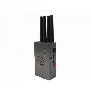 Grey Portable High Power 4G LTE Mobile Phone Jammer