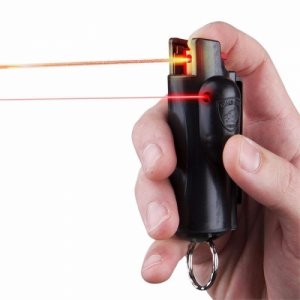 5PCS Guard Dog Security Accufire Hard Case Keychain Pepper Spray with Laser Sight
