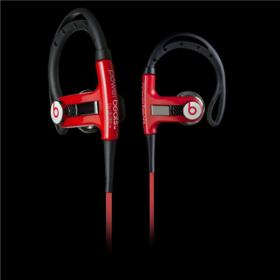 Beats By Dr Dre PowerBeats Clip-On Red Headphones