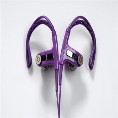 Beats By Dr Dre PowerBeats Clip-On Purple Headphones