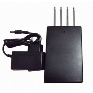 Quad band Car Remote Control Jammer (270MHZ/ 315MHz/ 418MHZ/433MHz,50 meters)