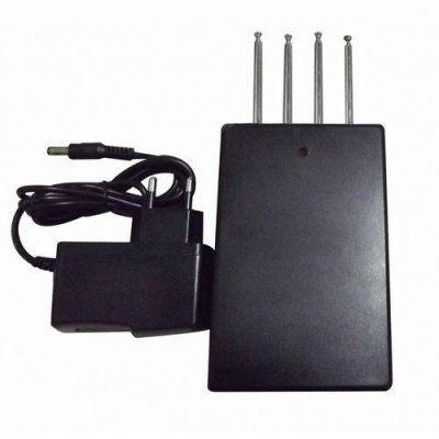 Quad band Car Remote Control Jammer (270MHZ/ 330MHz/ 390MHZ/418MHz,50 meters)