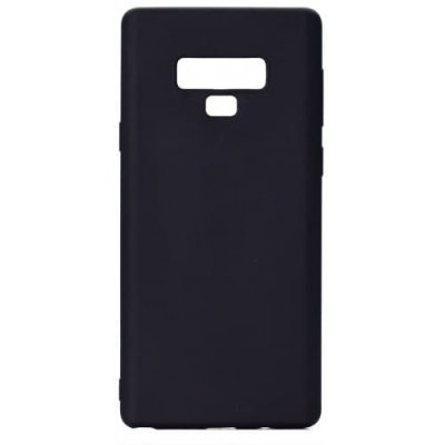 Shockproof TPU Case for Samsung Galaxy Note 9 Candy Color Silicone Cover - BLACK