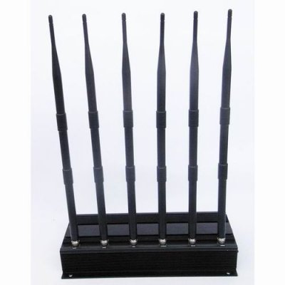 15W High Power 6 Antenna Cell Phone,WiFi,3G,UHF Jammer
