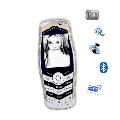 2.0 Inch Quadband High Resolution Elegant Cell Phone