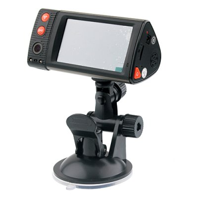 3.0" LCD Dual Camera Vehicle Blackbox Car HD DVR GPS G-Sensor TF Card