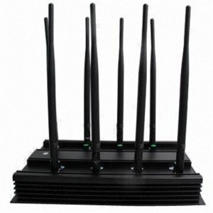 8 Bands Adjustable All Frequency 3G 4G Wimax Phone Blocker WiFi Jammer & GPS VHF UHF Jammer (European Version)