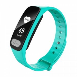 Smart Bracelet Measuring ECG ECG Heart Rate Sphygmomanometer Step Health Elderly - AQUAMARINE