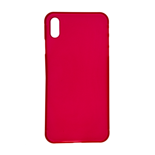 iPhone XS Max Ultrathin Phone Case - Frosted Red