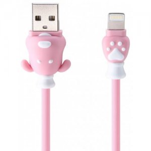 REMAX Dog Data Cable (RC 106i) - PINK