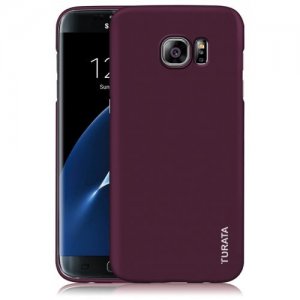 TURATA Premium Coated Light Weight Ultra Thin Hard PC Case for Samsung S7 Edge - DULL PURPLE