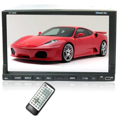 7 Inch Remote Control Car DVD Player - Two DIN - FM / AM