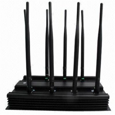 8 Bands Adjustable 3G 4G LTE Phone WiFi Blocker& GPS VHF UHF All Frequency Jammer(USA Version)
