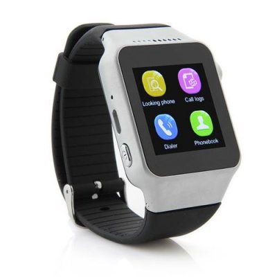 ZGPAX S39 Smart Watch Phone 1.54 Inch Touch Screen Bluetooth Camera FM - Sliver