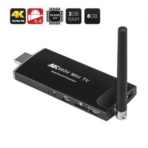 MK903V Android 11.0 TV Stick - Quad Core RK3288 CPU, 2GB RAM, 8GB Internal Memory, Free Remote Control