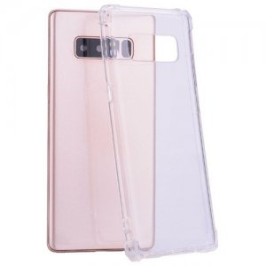 Case for Samsung Note 8 Ultra-Slim Shockproof Transparent Back Cover - TRANSPARENT