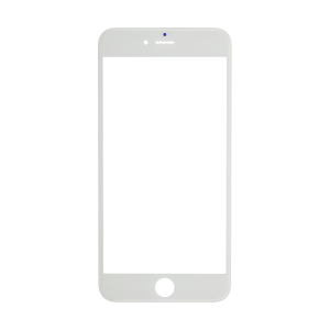 iPhone 12 Pro Max Glass Lens Screen and Front Frame - White (Hot Melt Glue)