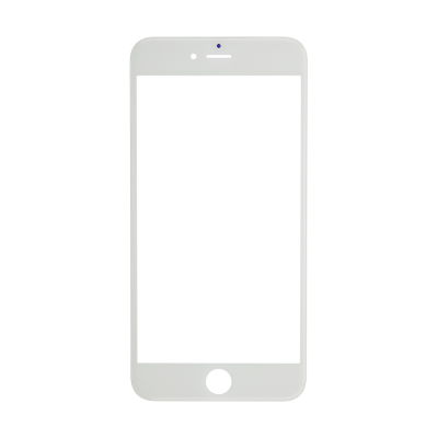 iPhone 12 Pro Max Glass Lens Screen and Front Frame - White (Hot Melt Glue)