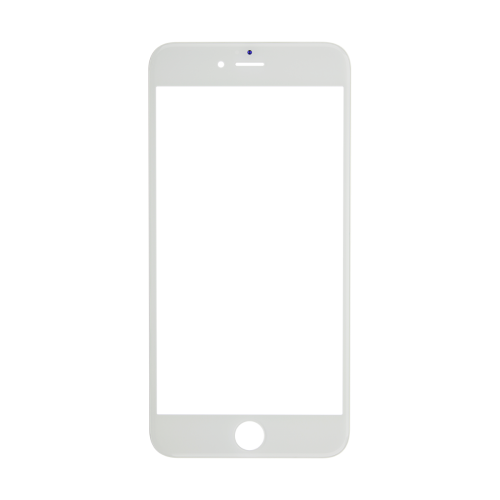 iPhone 12 Pro Max Glass Lens Screen and Front Frame - White (Hot Melt Glue)