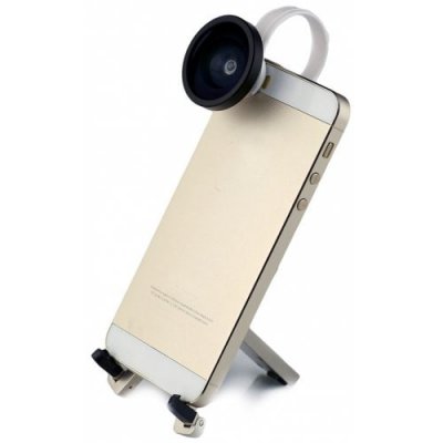 Portable Smart Phone Clip 0.4 Wide Angle Camera Lens for Android - iOS Phone - iPad - SILVER