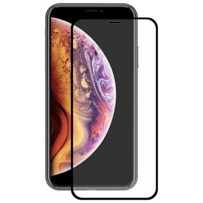 Hat - Prince 2.5D 0.2mm 9H Tempered Glass Full Screen Protector for iPhone XS Max - BLACK