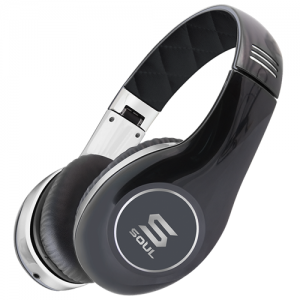 Soul By Ludacris SL150CB PRO HI-DEFINITION ON-EAR HEADPHONES-Black