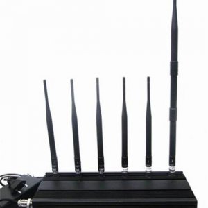 6 Antenna 3G 4G LTE Cell phone GPS & LOJACK Jammer