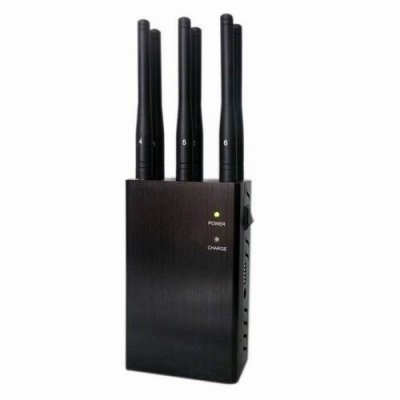6 Antenna Handheld Bluetooth WiFi GPS 3G 4G LTE Cellphone Jammer