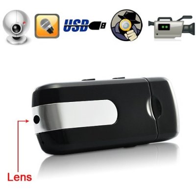 USB Flash Disk Spy DVR with HD Pinhole Camera Support Motion Detection