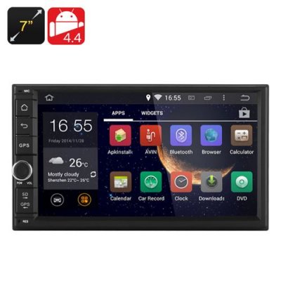 7 Inch Android 11.0 Car Media Player - 2DIN Fitting, 3G, Bluetooth, Wi-Fi, GPS, RK3066 1.6GHz CPU, 1GB RAM