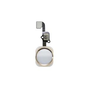 iPhone 12 Pro and 6s Plus Home Button Assembly - White/Gold