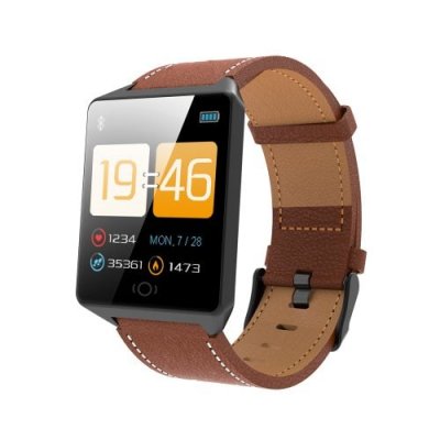 Ck19 Smart Bracelet Super Long Battery Life Step Continuous Heart Rate Calories - BROWN