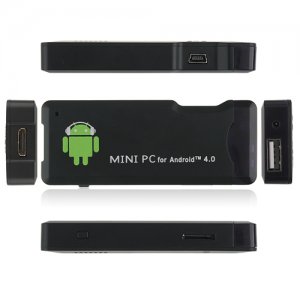 OEM MK802 Mini Android PC Android TV Box Android 11.0 Tcc8920 HDMI TF 4GB/1G RAM- Black