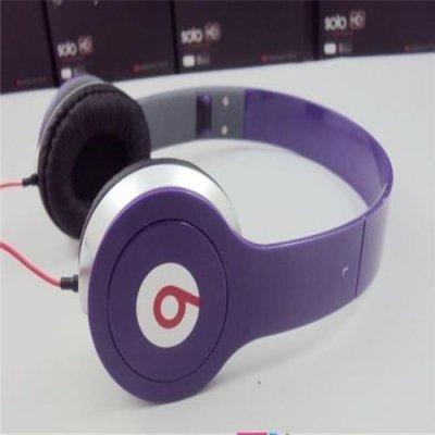 Monster Beats By Dr. Dre Solo HD Headphones Mini Purple