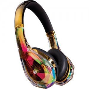 Monster Diamond Tears Edge Gold Headphones