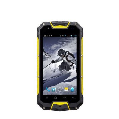 Snopow M8S Rugged Smartphone 4.5 inch QHD Screen IP68 Waterproof MTK6572W Android 11.0 - Yellow
