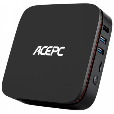 ACEPC GK1 Intel Gemini Lake J4105 4GB DDR4 + 32GB ROM Mini PC - BLACK