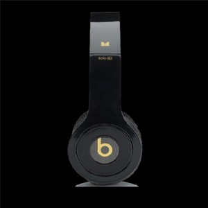 Beats By Dr Dre Solo HD On-Ear Black Gold Headphones