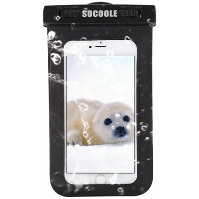 SOCOOLE Practical Regular Waterproof Bag for Mobile Phones - BLACK