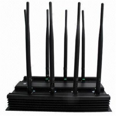 8 Bands Adjustable All 3G 4G Cell Phone Signal Jammer and GPS WiFi Lojack Jammer(European Version)