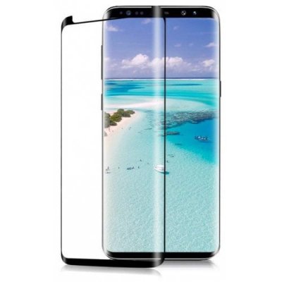 For Samsung Galaxy S9 Curved Version of Tempered Film - BLACK