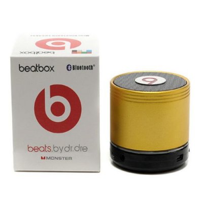 Beats By Dr Dre Beatsbox Portable Bluetooth Mini Speakers Gold 01