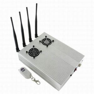 New Style High Power Desktop Cell Phone Jammer - CDMA/3G/GSM Blocker with 2 Cooler Fans