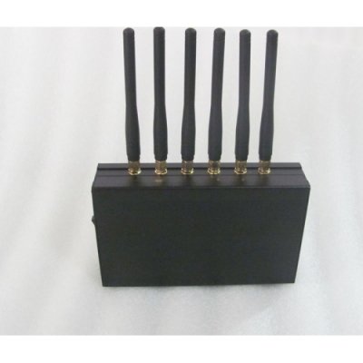 6 Bands Powerful Desktop Remote Control Signal Jammer