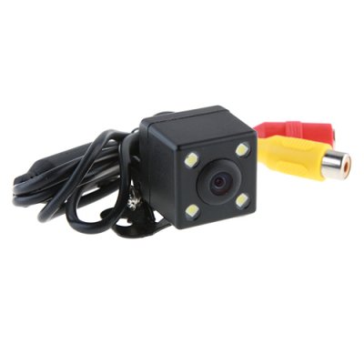 4 LED Waterproof Color CMD Rear View Backup Camera E314