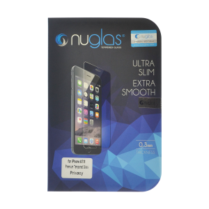 NuGlas Tempered Glass Privacy Screen Protector for iPhone 12/6s (2.5D)