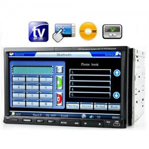 2 DIN 7.0 Inch Touch Screen Car DVD Player - TV - AM / FM