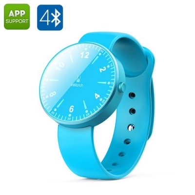 inWatch Smart Watch - 12 LED, Pedometer, Sleep Monitor, Bluetooth 4.0, Support iOS/Android (Blue)