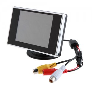3.5 Flat DVR Car Rearview LCD Monitor for Reverse Backup Camera
