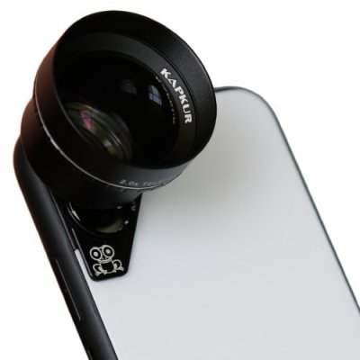 KAPKUR Mobile Phone Lens 2.0X Telephoto Lens Portrait Lens for iPhoneX - BLACK